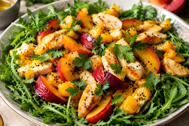 Какой вкусный салат приготовить с курицей: добавьте пикантную заправку с горчицей и медом