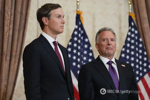 Спеціальний посланник США Стів Віткофф та зять президента США Дональда Трампа Джаред Кушнер