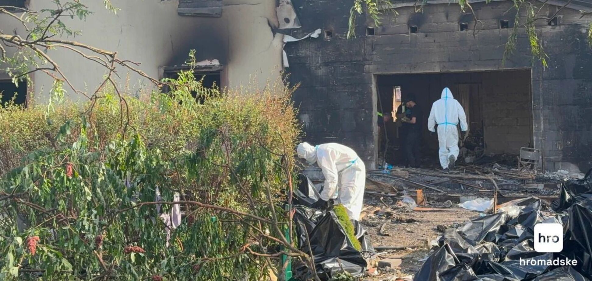 Последствия взрывов в Миле. Пансионат для престарелых