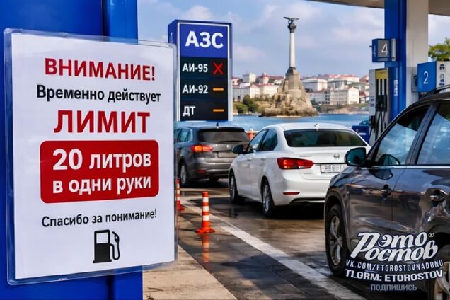 Дефицит горючего в РФ