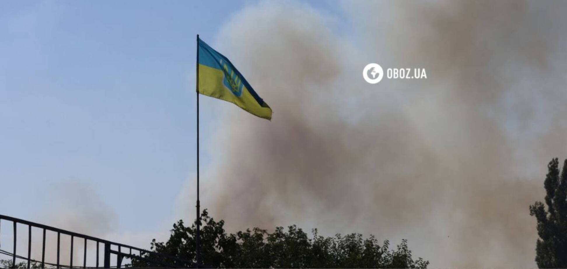 Досі видніється дим після вибухів на Київщині. Ілюстративне фото