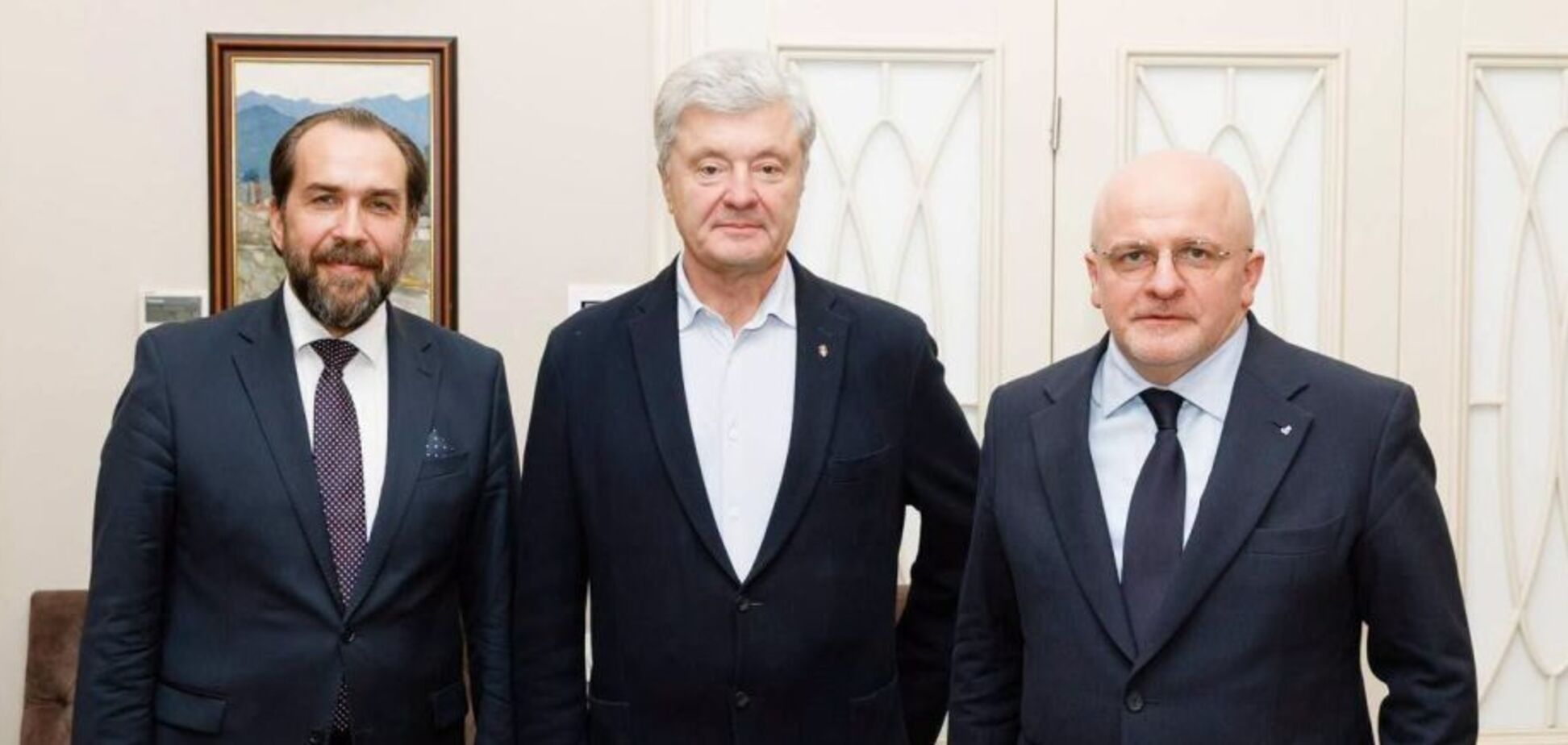 Порошенко встретился с председателем Комитета по иностранным делам Сейма Польши