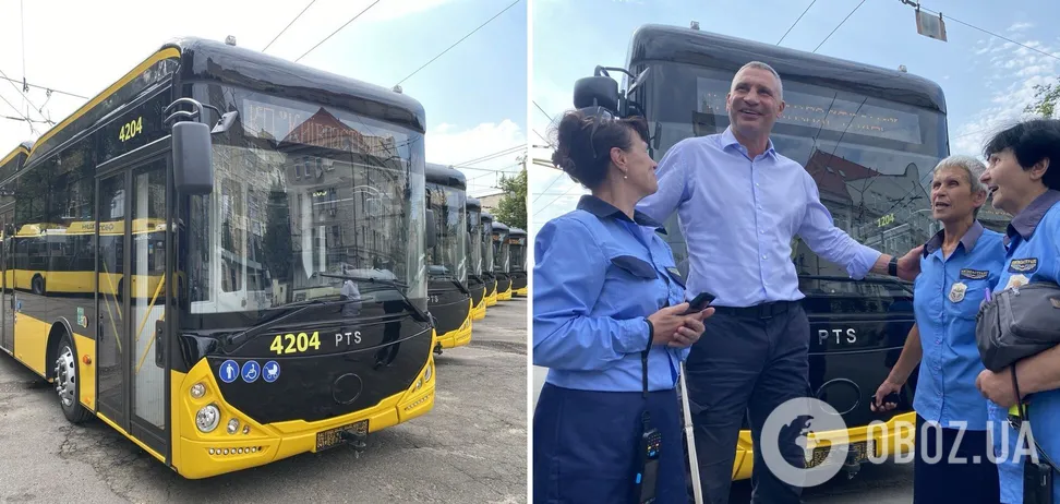 На міські маршрути Києва вийшли ще 8 нових сучасних тролейбусів, – Кличко