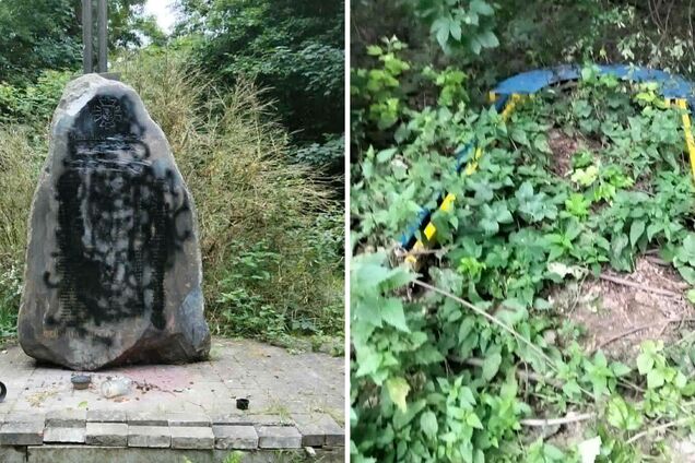 У Польщі вандали пошкодили український військовий меморіал: як відреагували в посольстві. Фото