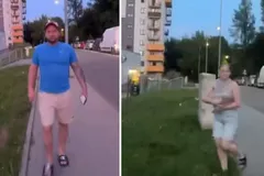 В Кракове поляк напал на двух украинцев, те сдали его в полицию: все подробности. Видео