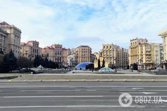 Майдан Незалежності в Києві у 1950-х роках: без Будинку профспілок та фонтанів. Архівне фото