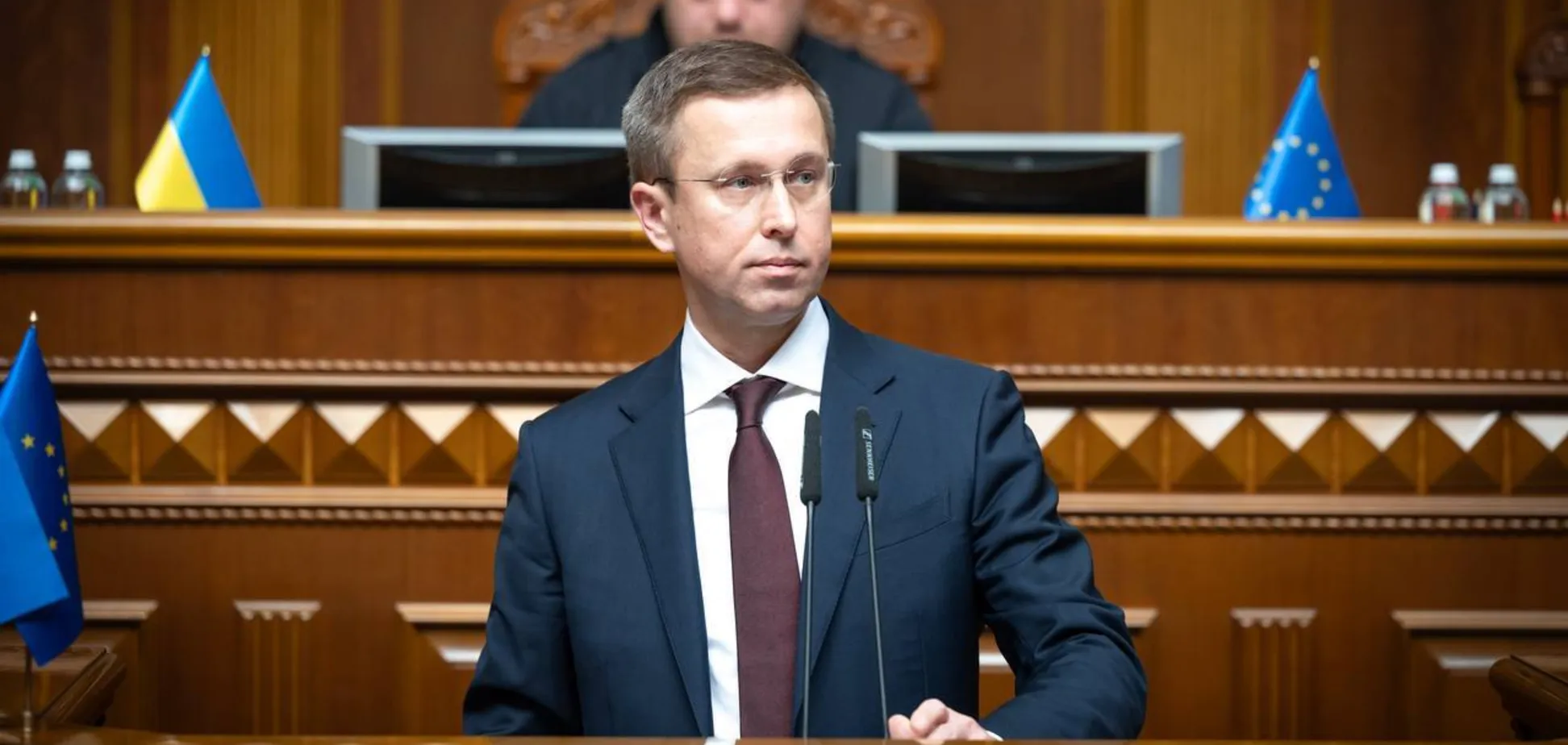 Сергій Корецький у Верховній Раді. Ілюстрація