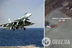 Осталось только крыло: появилось подтверждение поражения российского Су-33 в Анапе. Фото
