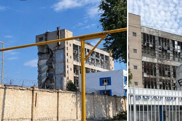 Последствия удара по предприятию «Волгоградпромпроект»