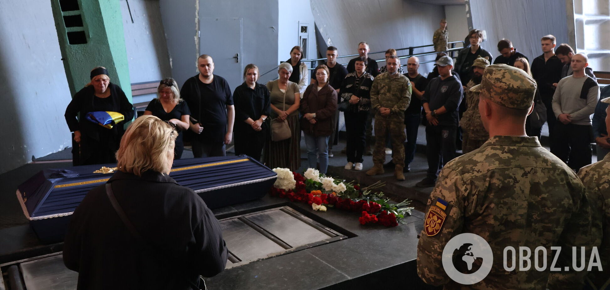Прощання відбулося у крематорії Байкового кладовища у Києві