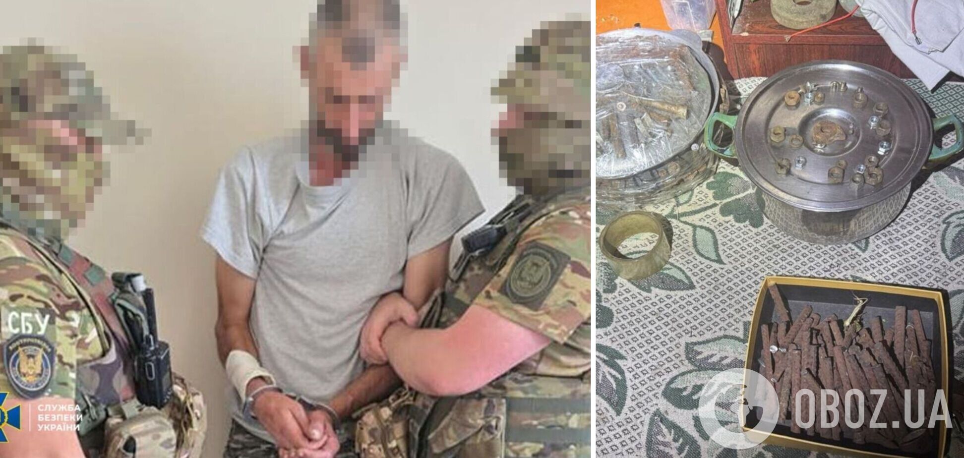 'Начинил' бомбу шурупами и болтами: в Одесской области разоблачили агента РФ, который готовил теракт возле госучреждения. Фото
