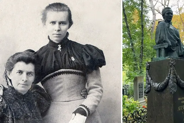 Закрили радянський текст і розграбували: який вигляд зараз має могила родини Лесі Українки в старій частині Байкового кладовища