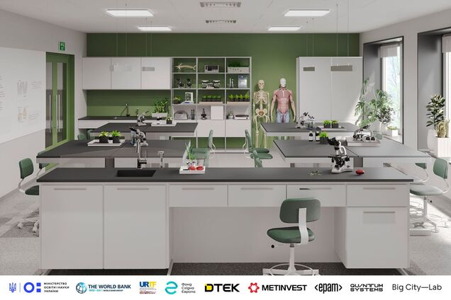 При поддержке ДТЭК в четверти школ, участвующих в проекте Modern Learning Spaces, завершается создание современных образовательных пространств