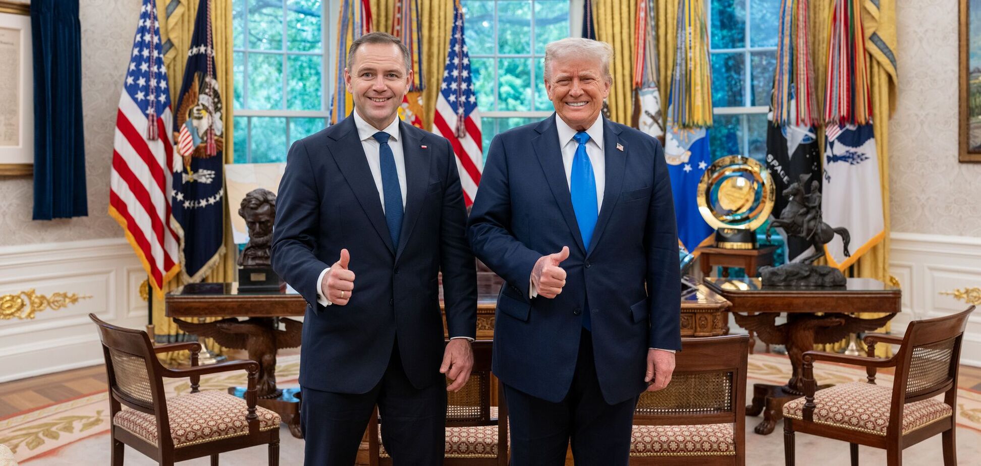 Зустріч Навроцького і Трампа у Вашингтоні (США). Травень 2025 року