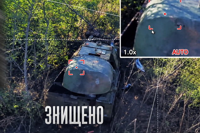 На Запорізькому напрямку Сили оборони вразили пускову установку російського ЗРК 'Бук-М1'. Відео