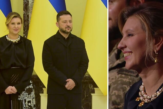 Олена Зеленська відвідала церемонію нагородження 'Національна легенда' в ексклюзивній прикрасі за понад 6 тисяч грн. Фото