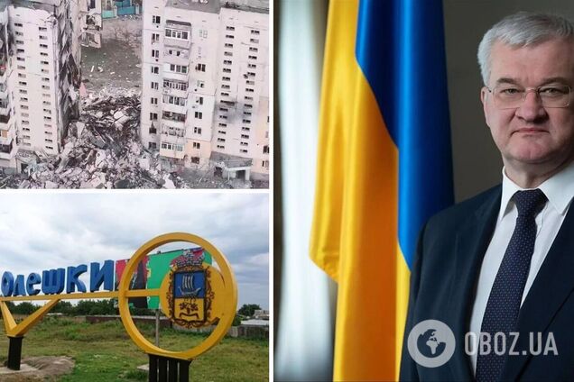 'Россия блокирует помощь и препятствует эвакуации': в МИД обратили внимание ООН на гуманитарную катастрофу в оккупированных Олешках. Фото