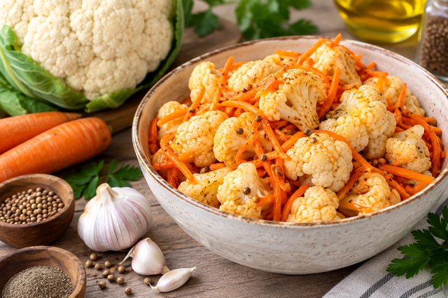 Цветная капуста по-корейски: как вкусно замариновать овощ