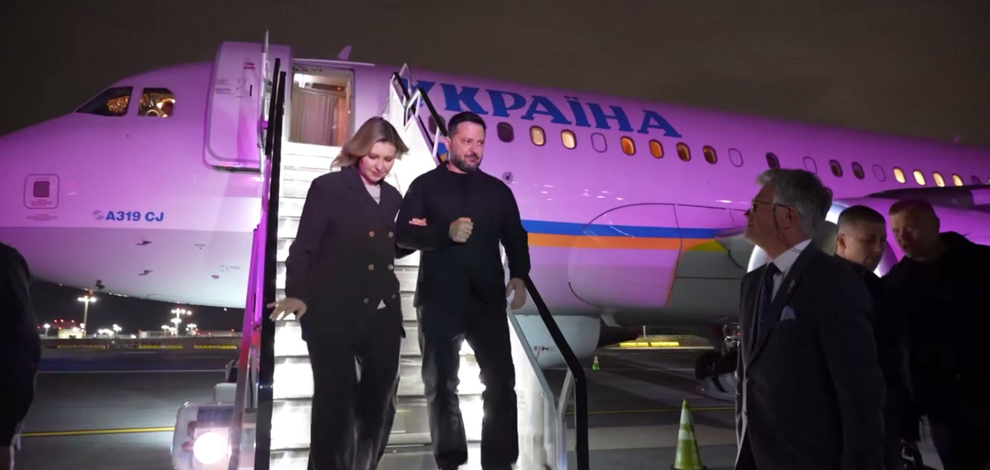 Зеленский прибыл в Нью-Йорк на 81-ю сессию Генеральной Ассамблеи ООН: запланированы десятки встреч. Видео