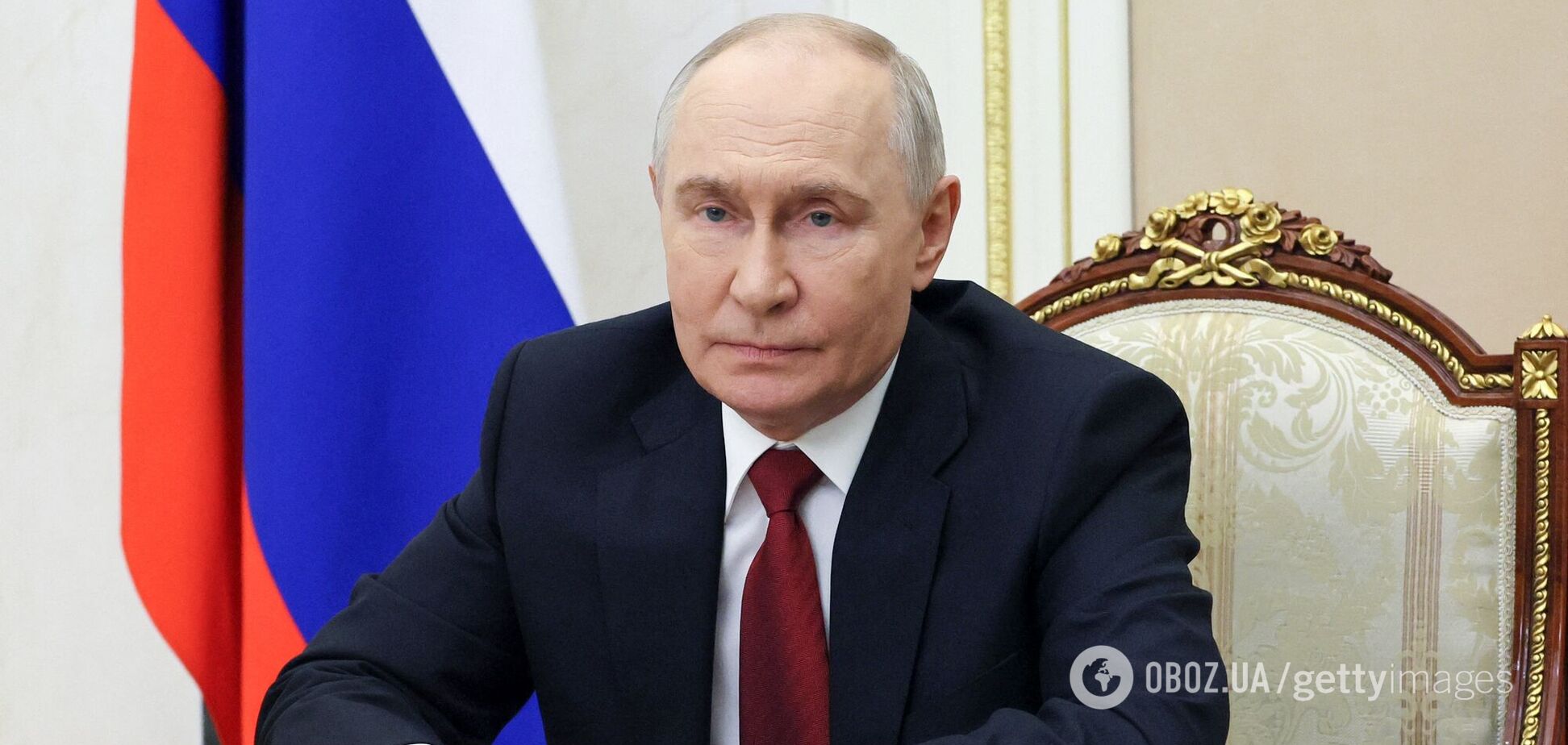 Российский диктатор Владимир Путин