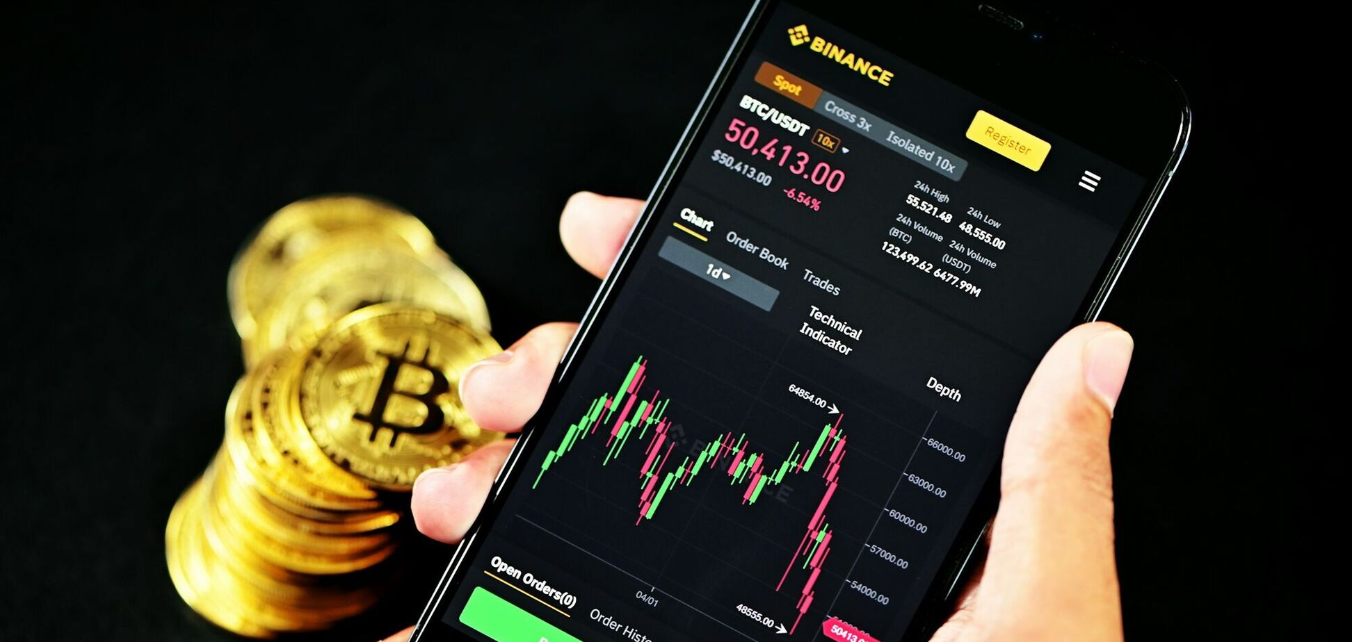 Иллюстрация - криптобиржа Binance