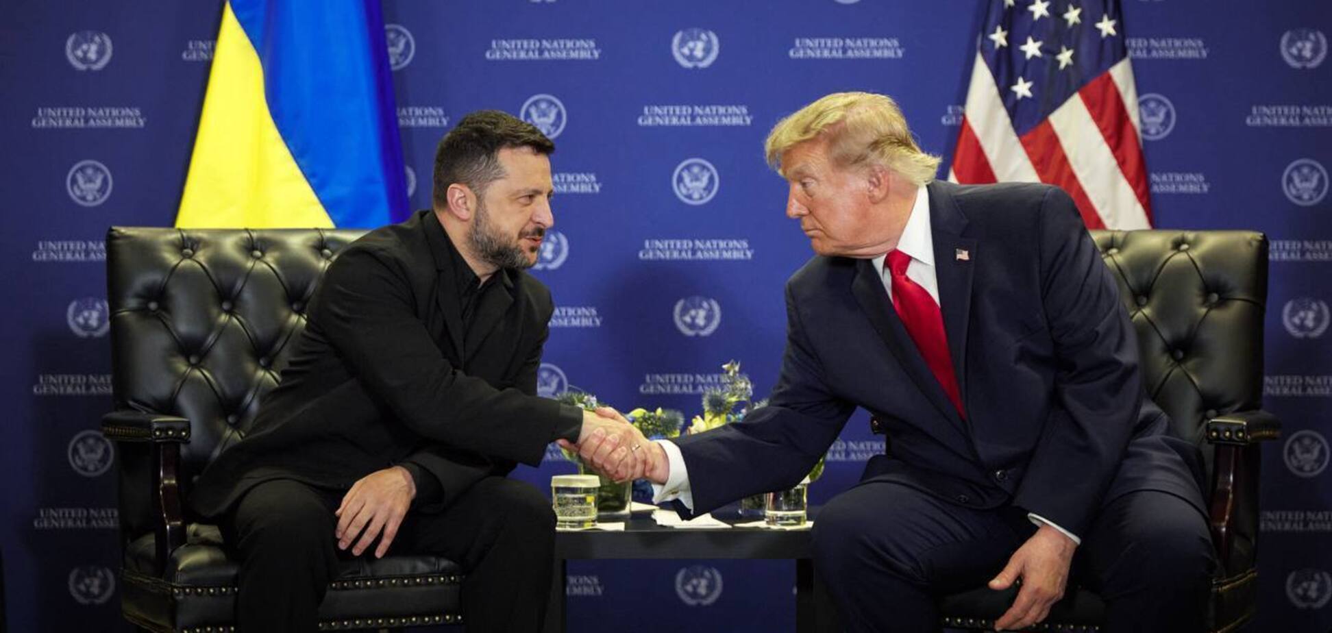 Зеленский встретился с Трампом у Нью-Йорку