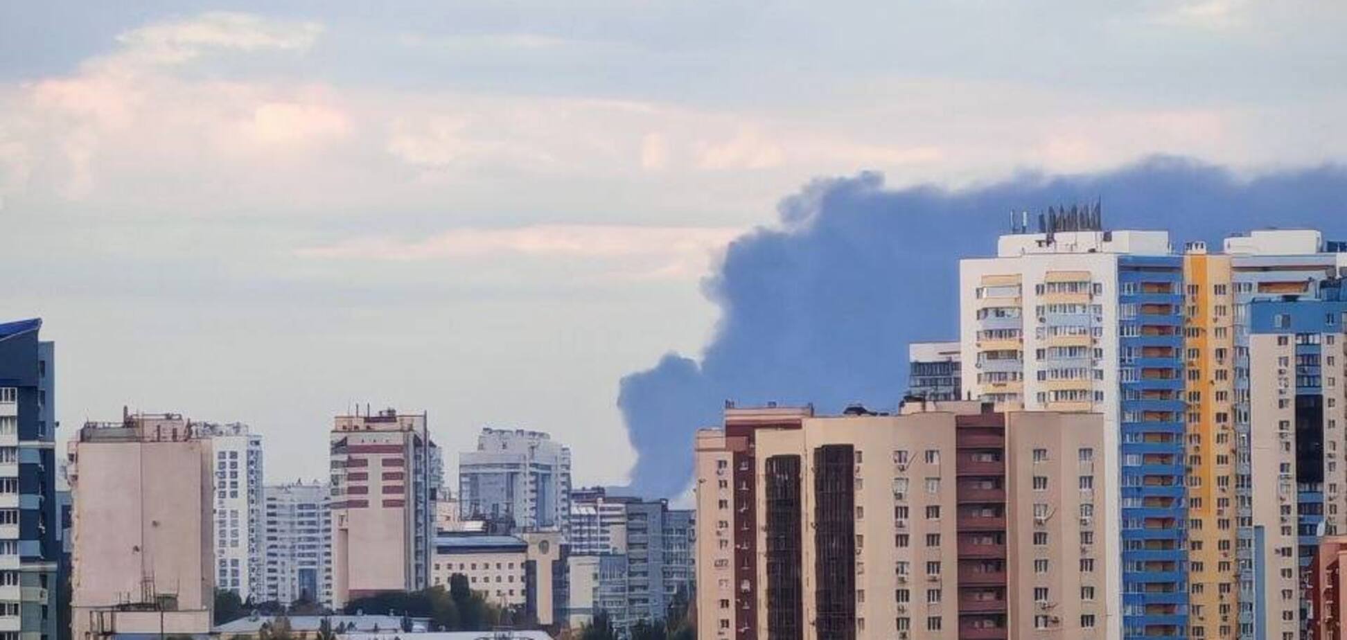Пожар в промзоне Куйбышевского НПЗ