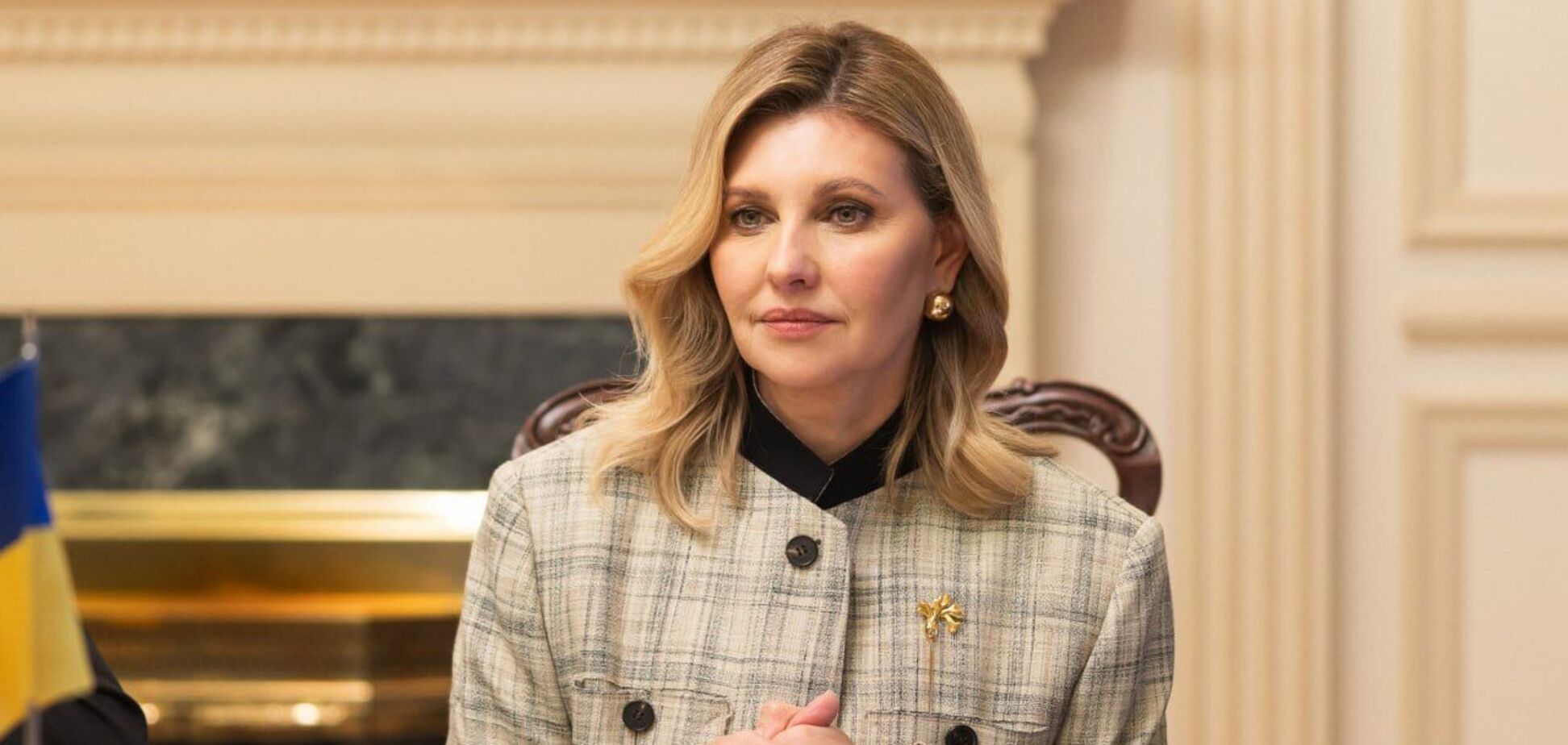 Елена Зеленская провела важную встречу в эффектном жакете