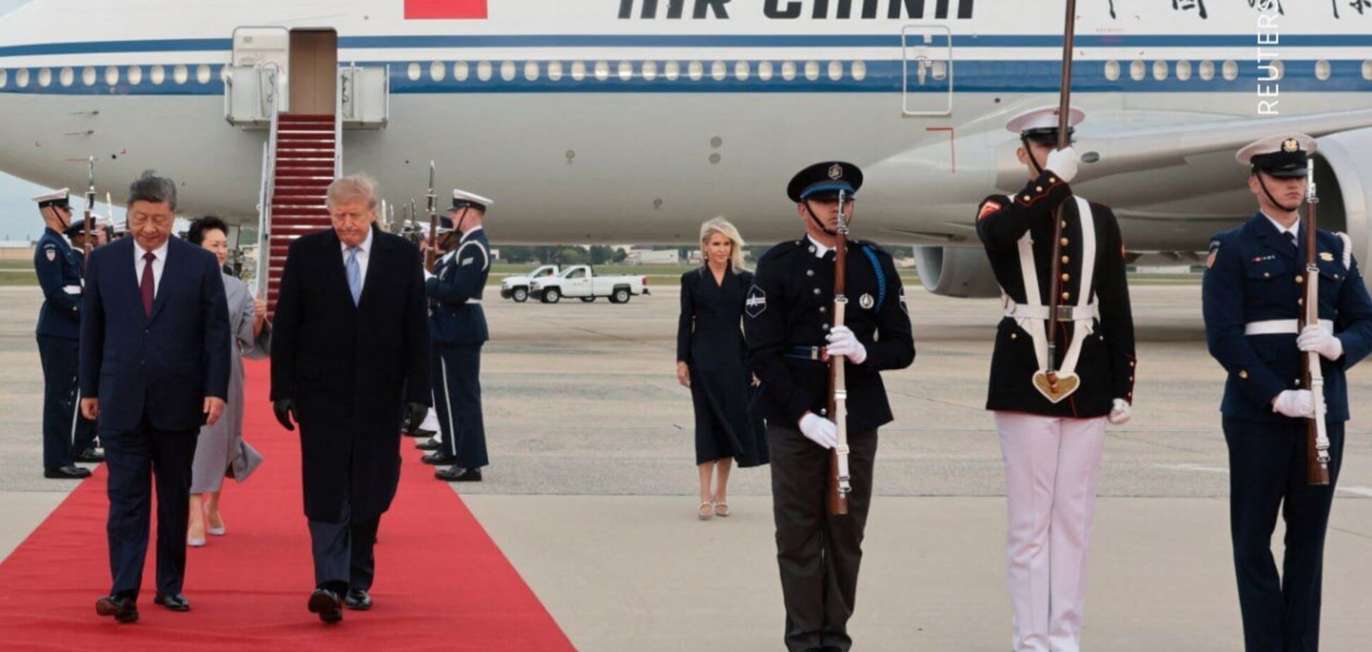 Встреча Дональда Трампа и Си Цзиньпина.
