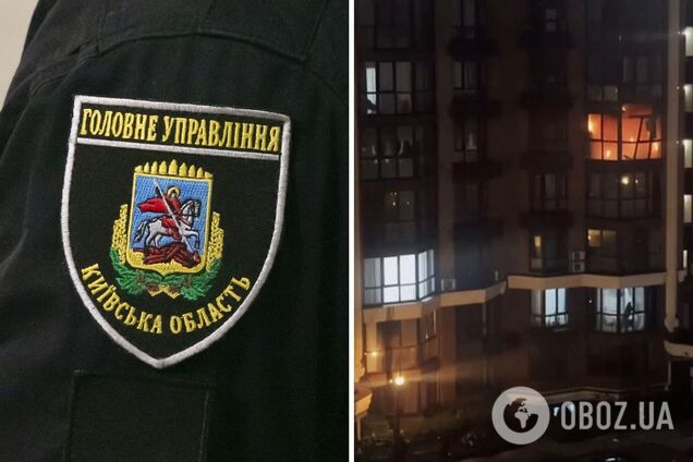 Під Києвом стався вибуху у багатоповерхівці: виникла пожежа, є постраждалий. Подробиці та фото