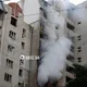 Выгоревшие комнаты и разбитые окна: последствия попадания российского дрона в многоэтажный дом на Печерске в Киеве. Фото и видео