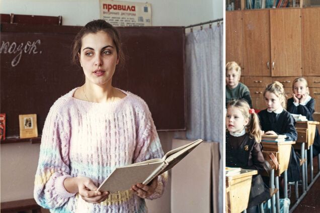 Кадры из редкого видео 1991 года из школы № 27. Иллюстрация улучшена с помощью ИИ