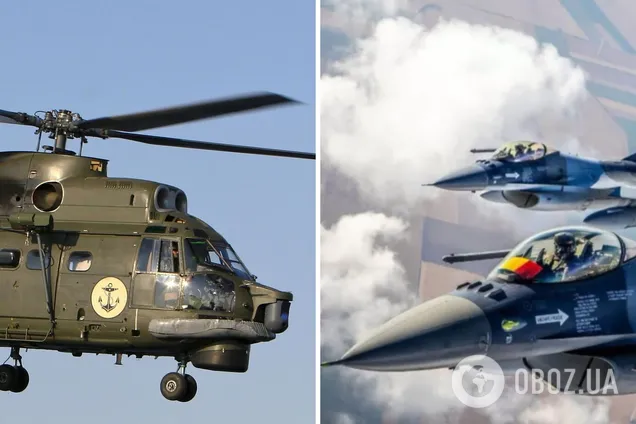 В Румынии подняли в воздух два истребителя F-16 и вертолет из-за угрозы с воздуха
