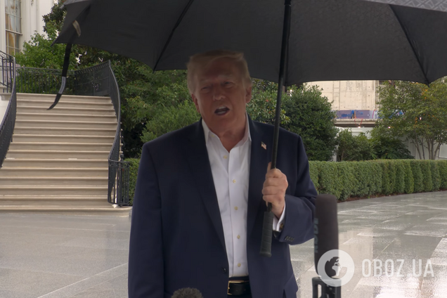 Президент США Дональд Трамп перед Белым домом. 27 сентября 2026 года