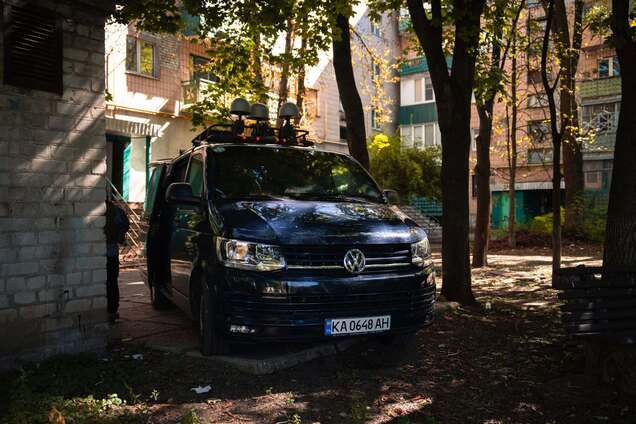 Volkswagen Transporter для эвакуации гражданского населения уже работает в Славянске