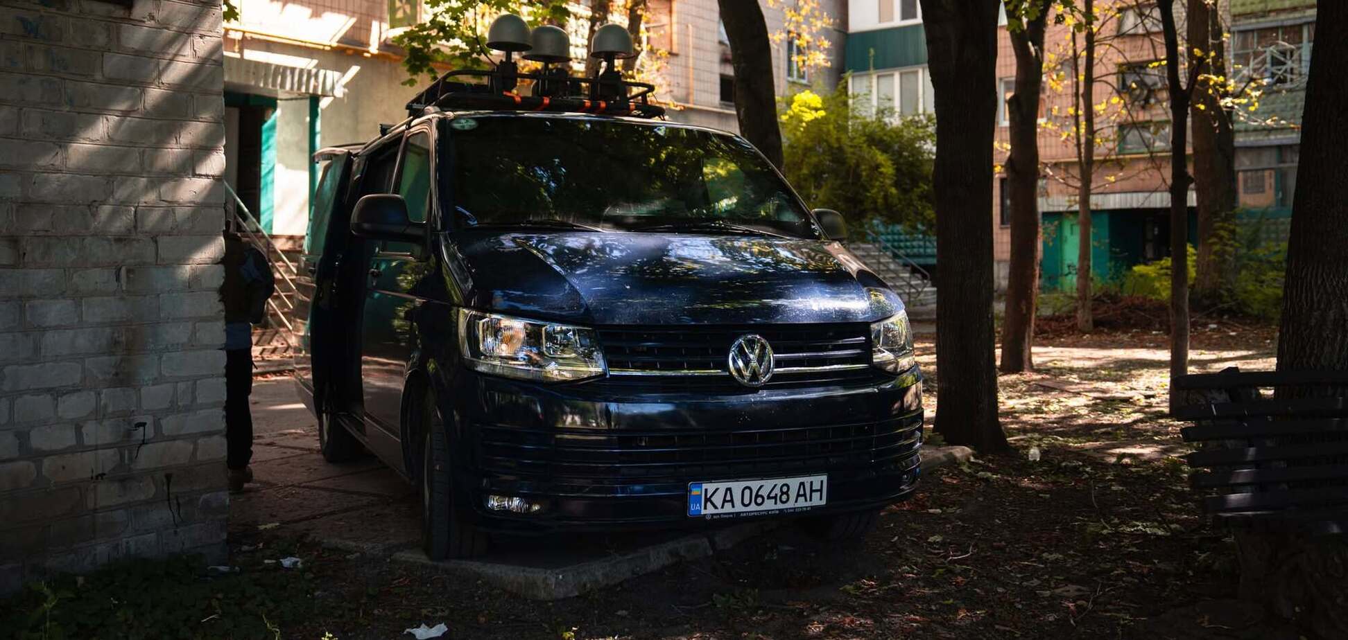 Volkswagen Transporter для эвакуации гражданского населения уже работает в Славянске