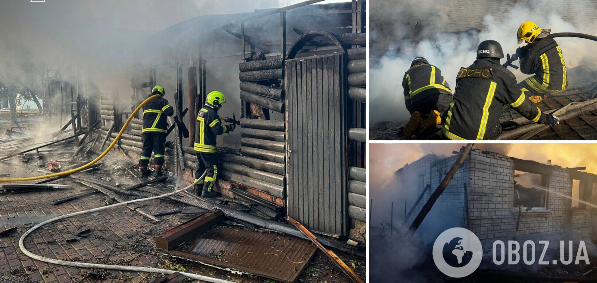 Зафиксированы повреждения, есть пострадавшие: в КОВА рассказали о последствиях российского нападения на Киевскую область. Фото