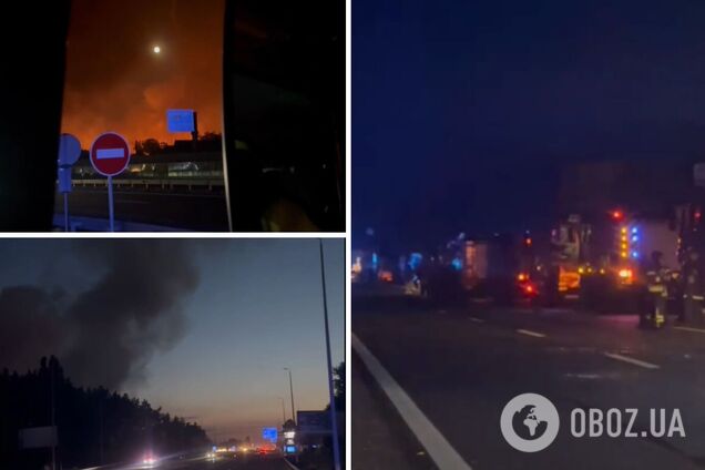 Взрывы, пламя и спасение людей: в ГСЧС показали видео первых минут после прилета в селе Мила Киевской области