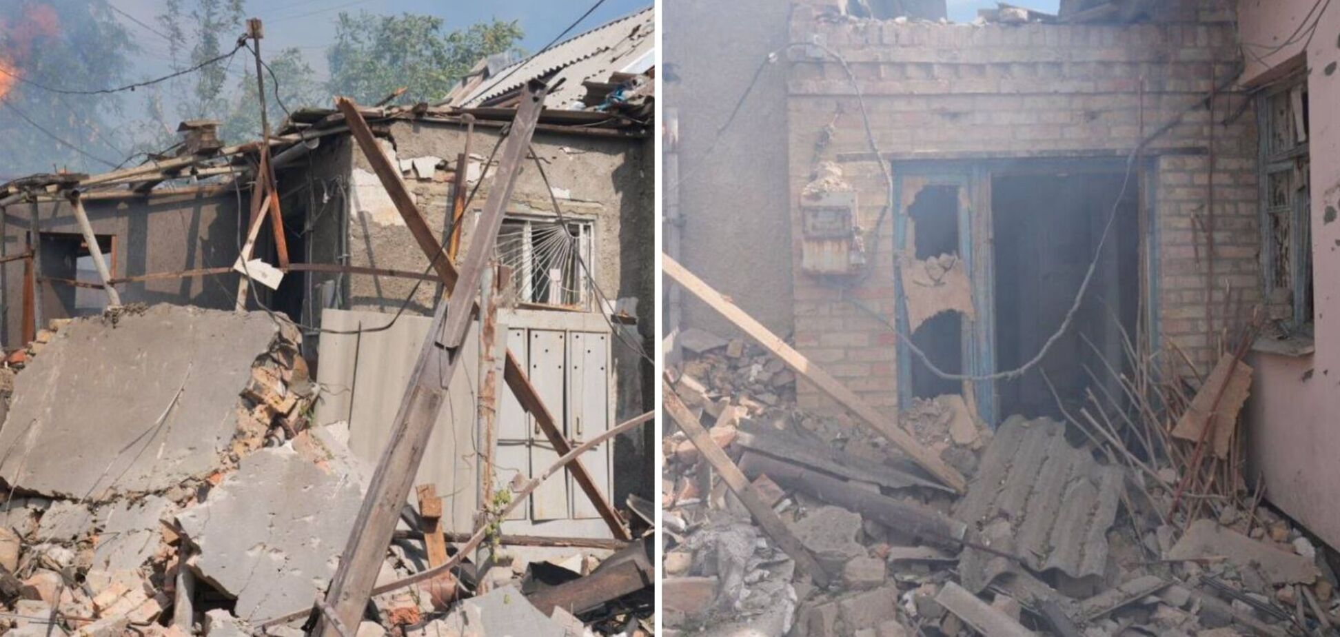 У Запоріжжі внаслідок дронових атак пошкоджено 29 житлових будинків і поранено девʼять людей: усі подробиці