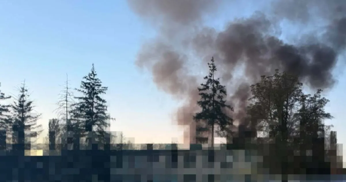 Россия атаковала Киевщину реактивными дронами: в Бориспольском районе повреждены склад и предприятие. Фото