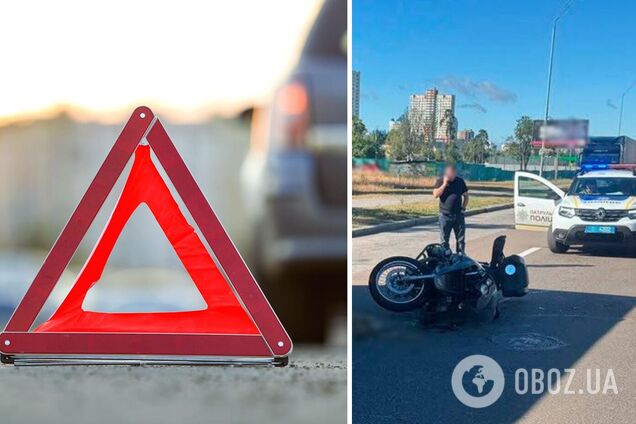 У Києві мотоцикліст в’їхав у маршрутку: є загиблий. Подробиці ДТП та фото