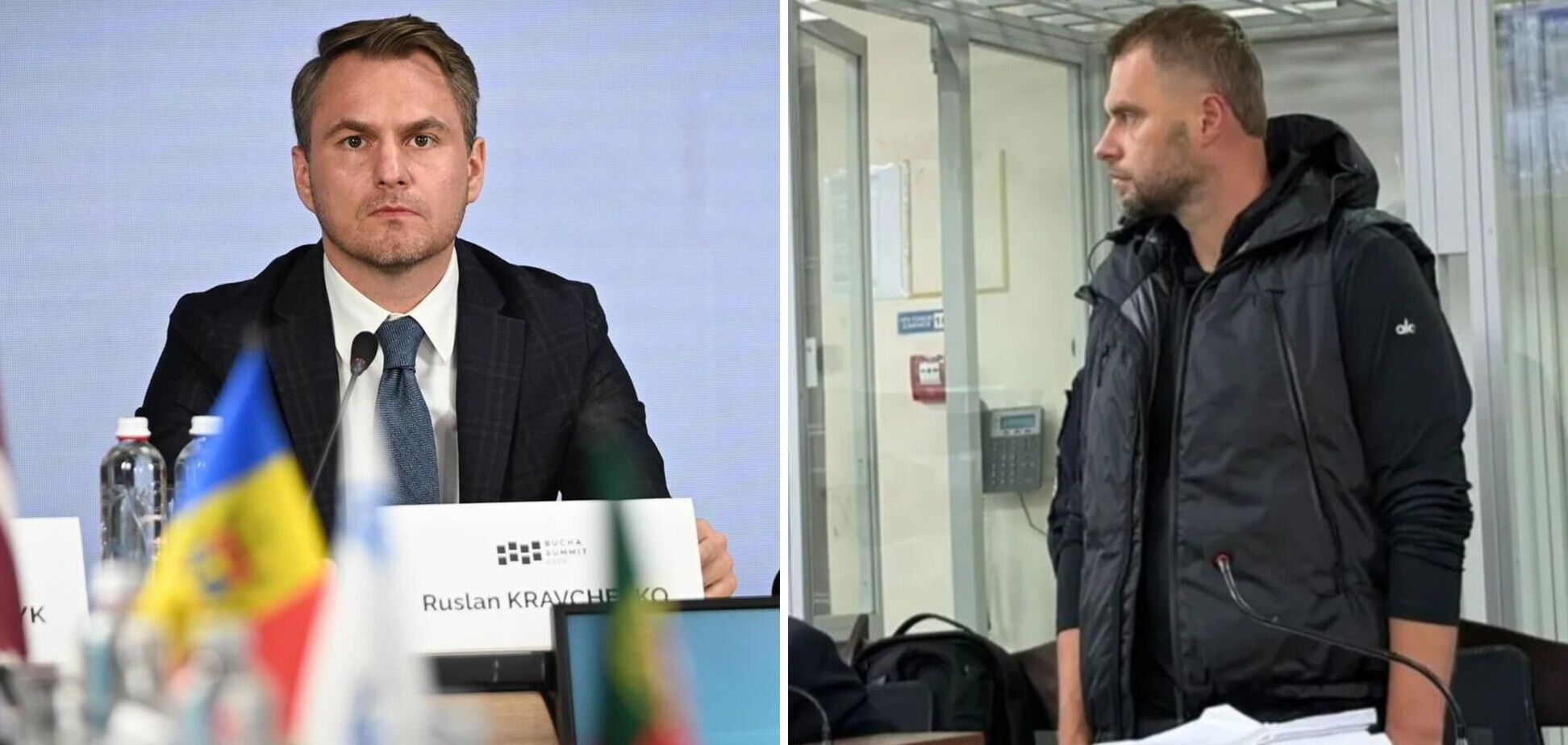 Генеральный прокурор Руслан Кравченко / подозреваемый в организации 'крышевания' колл-центров Сергей Кропива