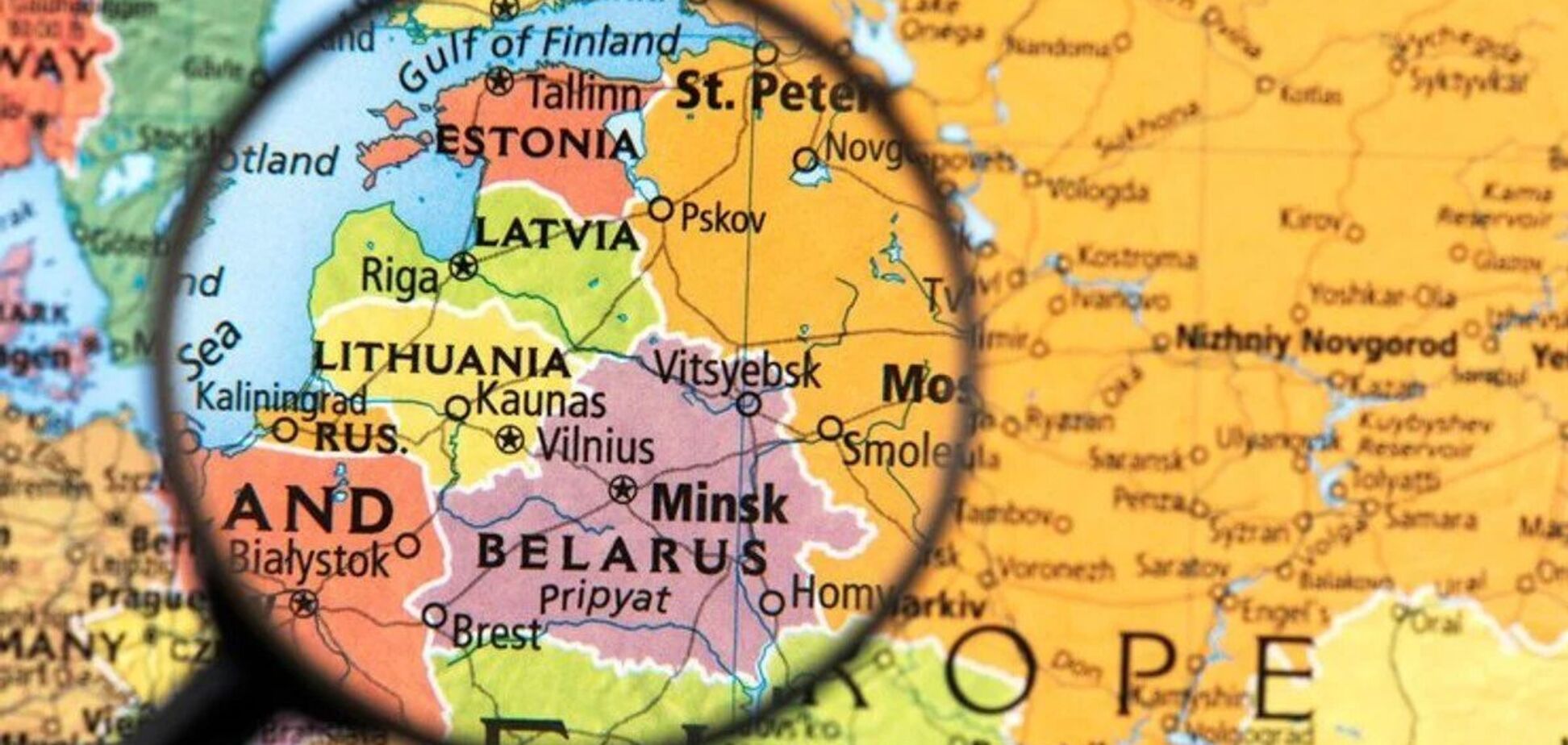 Країни Балтії. Ілюстрація