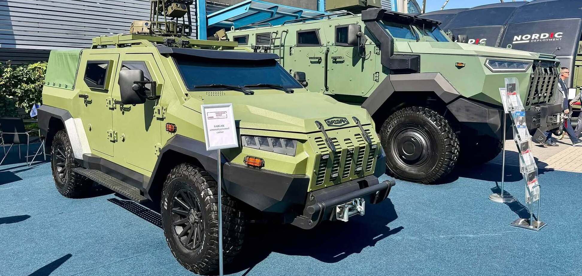 Презентация двух новых бронеавтомобилей «Сайгак-1» и «Варта-3»