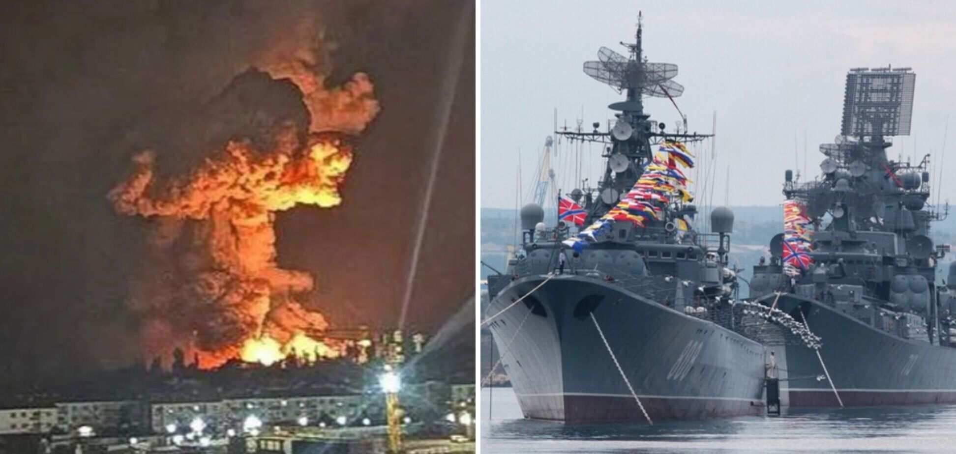 В Новороссийске под ударом оказались военные корабли РФ
