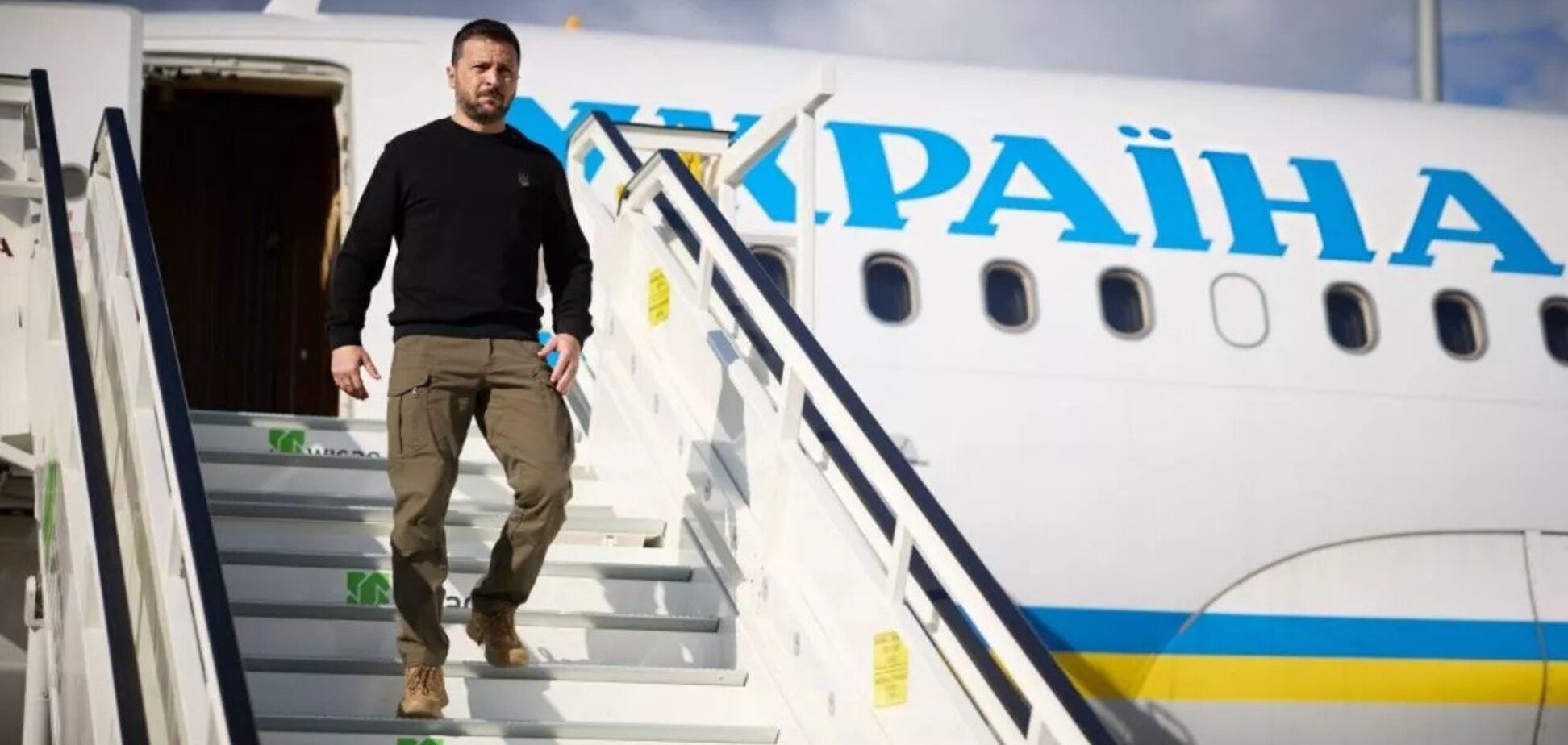 Літак Зеленського мало не збив дрон під час вильоту з Молдови
